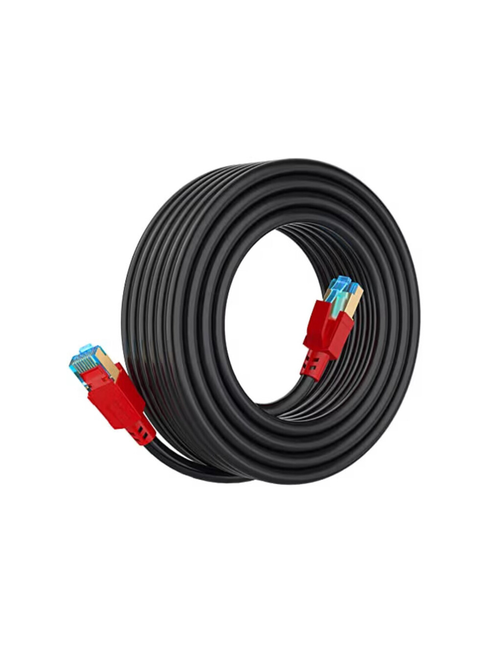 Cat 8 Ethernet Cable 50 ft, 40Gbps 2000MHz Shielded RJ45 LAN Cable